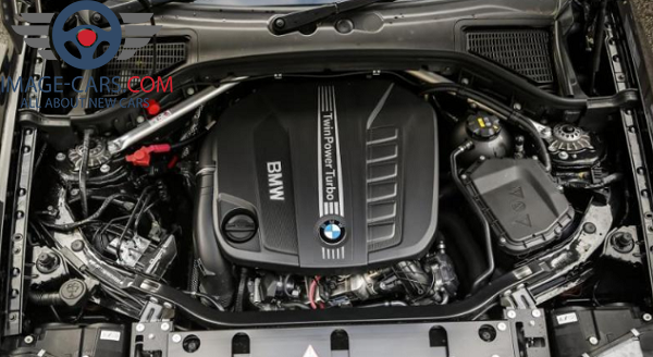 Engine view of BMW X3 of 2018 year