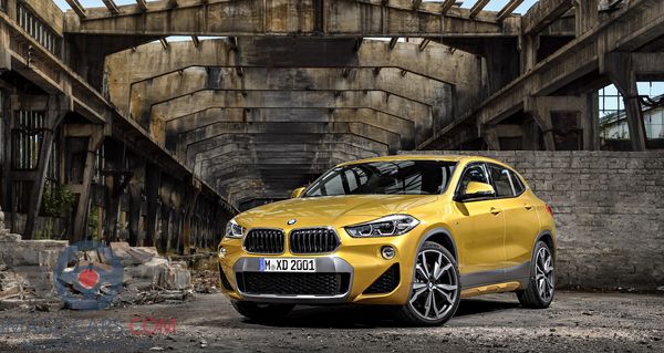 Front Left side of BMW X2 of 2018 year