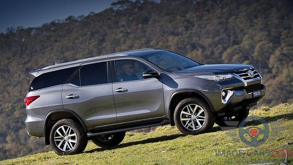 Right side of Toyota Fortuner of 2018 year