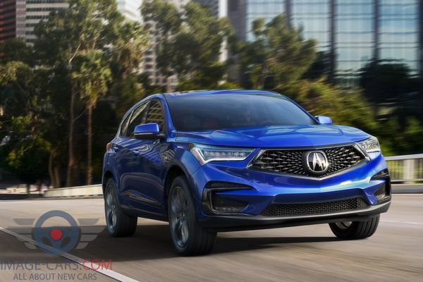 Front view of Acura RDX of 2018 year