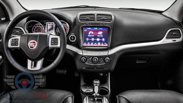 Dashboard view of Fiat Doblo of 2018 year