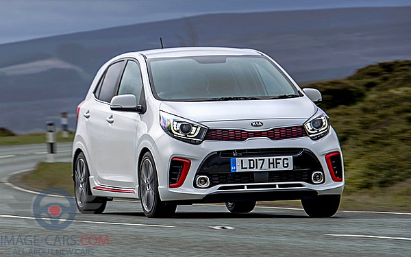 Front view of Kia Picanto of 2018 year