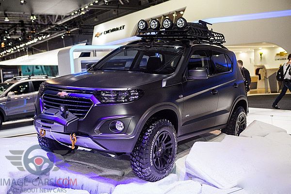 Front view of Chevrolet Niva of 2018 year