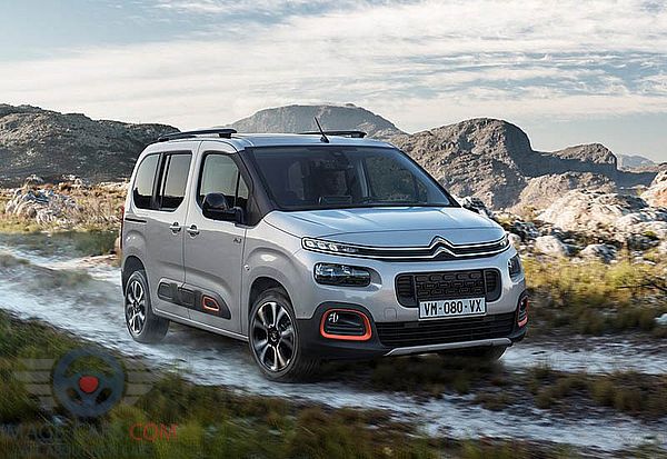 Front Right side of Citroen Berlingo of 2019 year