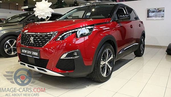 Front view of Peugeot 3008 of 2018 year