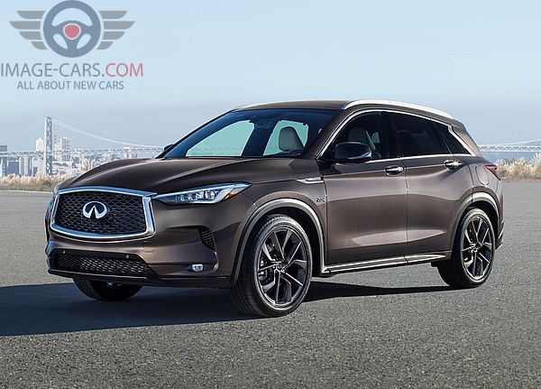 Front Left side of Infiniti QX50 of 2019 year