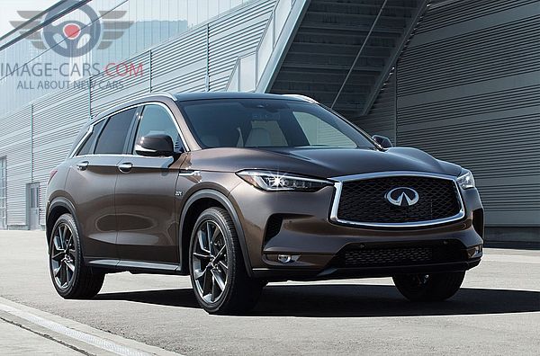 Front Right side of Infiniti QX50 of 2019 year