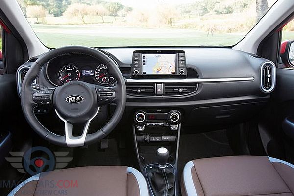 Dashboard view of Kia Picanto of 2018 year