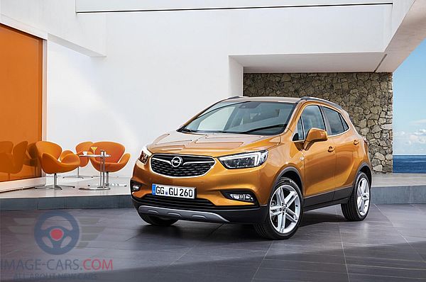Front view of Opel Mokka of 2018 year
