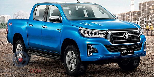 Front Right side of Toyota Hilux of 2018 year
