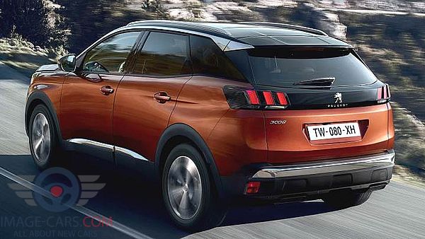 Rear Left side of Peugeot 3008 of 2018 year