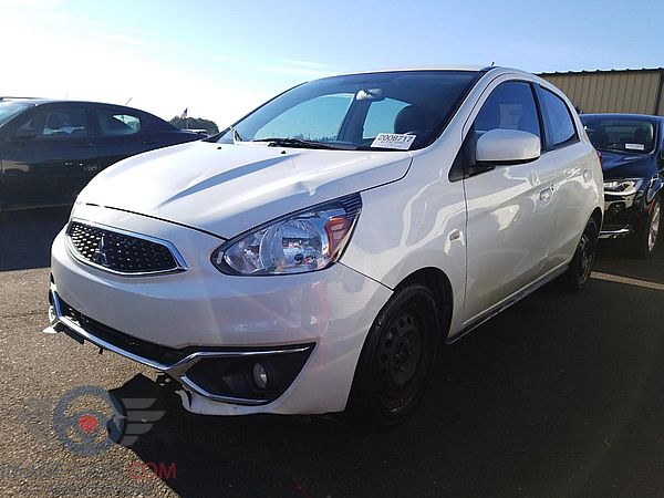 Front view of Mitsubishi Mirage of 2018 year