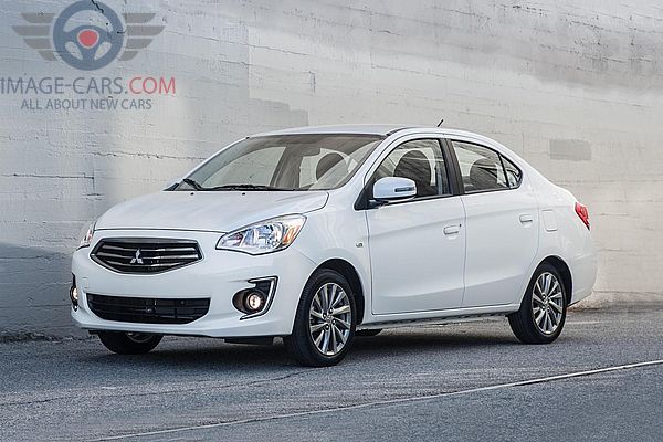 Front Left side of Mitsubishi Mirage of 2018 year