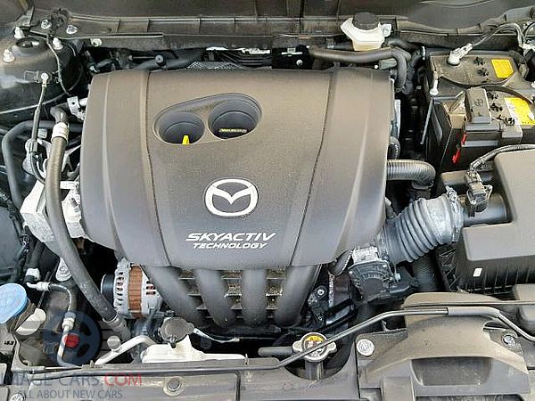 Engine view of Mazda CX3 of 2017 year