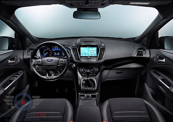 Dashboard view of Ford Kuga of 2018 year