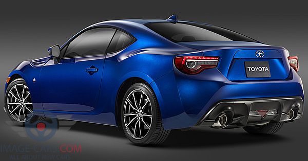 Rear Left side of Toyota GT86 of 2017 year