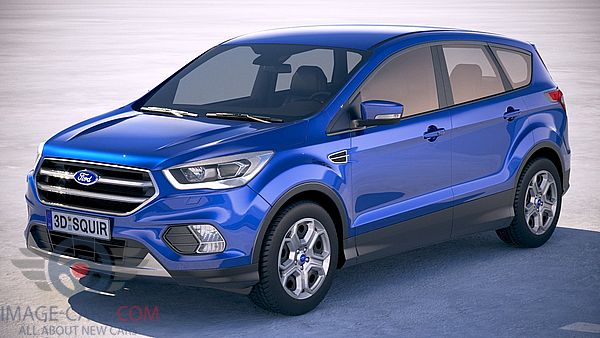 Front Left side of Ford Kuga of 2018 year