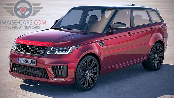 Front Left side of Range Rover Sport of 2018 year