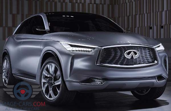 Front view of Infiniti QX 70 of 2018 year
