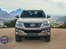 Front view of Toyota Fortuner of 2018 year