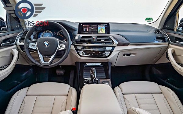 Salon view of BMW X3 of 2018 year