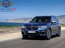 Front view of BMW X3 of 2018 year