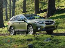 Front Right side of Subaru Outback of 2018 year