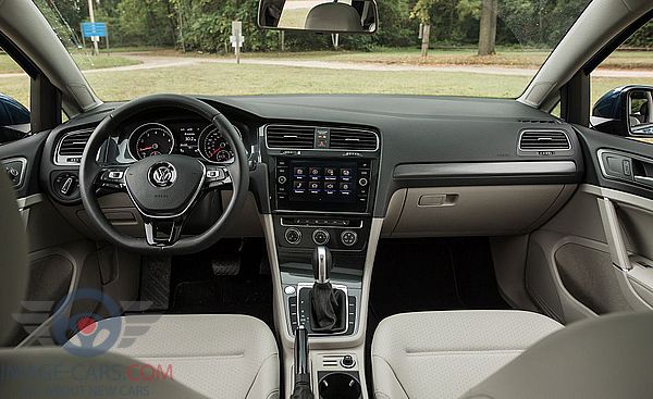 Dashboard view of Volkswagen Golf of 2018 year
