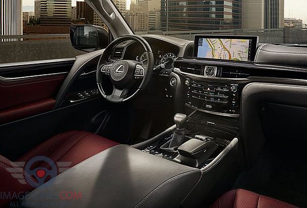 Salon view of Lexus LX 570 of 2018 year