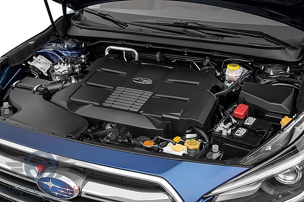 Engine view of Subaru Outback of 2018 year