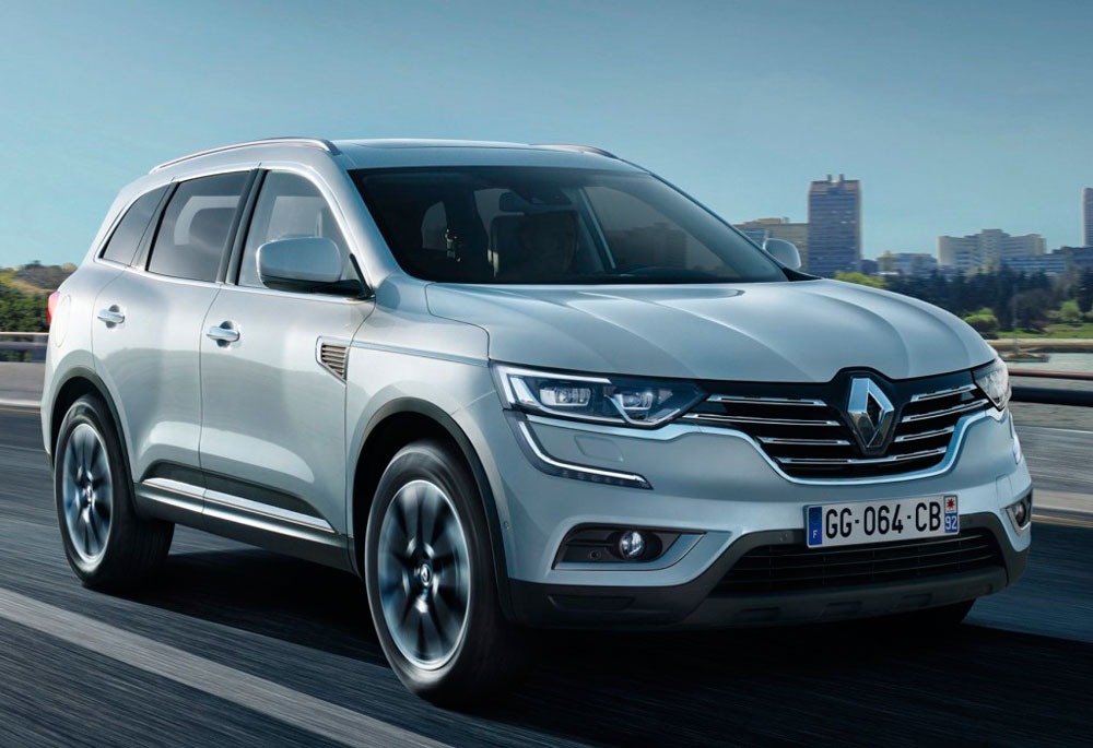 Front view of Renault Koleos of 2017 year