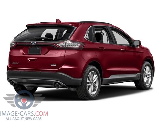 Rear Left side of Ford Edge of 2017 year