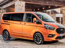 Right side of Ford Tourneo Custom of 2018 year