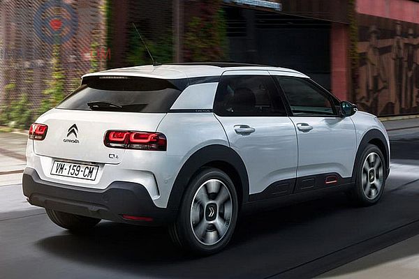 Rear Right side of Citroen C4 Cactus of 2018 year