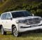 Front view of Toyota Land Cruiser 200 of 2018 year