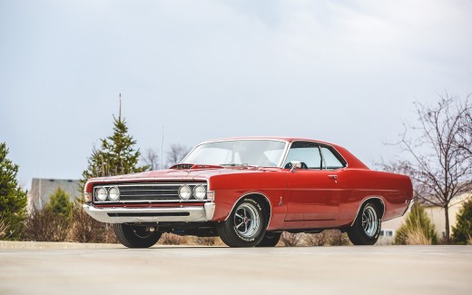 1969 Ford Torino Cobra Indian Fire Red Wallpaper