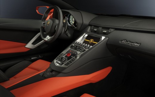 2011 Lamborghini Aventador Interior Wallpaper