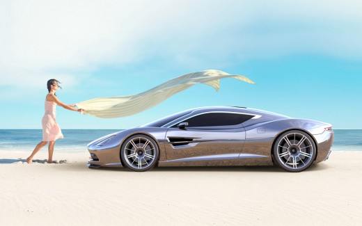 2013 Aston Martin DBC Concept by Samir Sadikhov Wallpaper