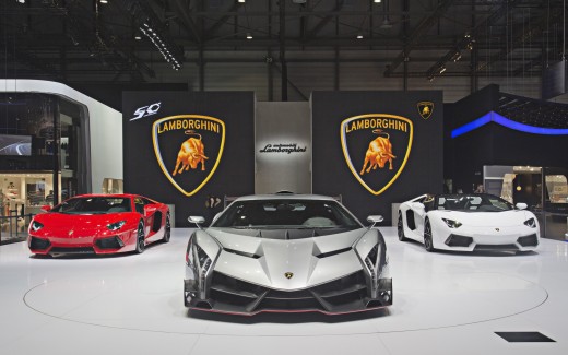 2013 Lamborghini Veneno Geneva Motor Show Wallpaper