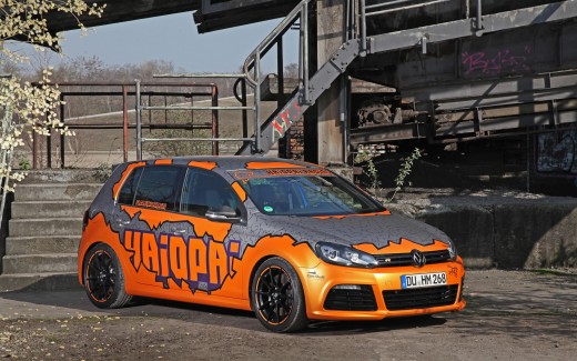 2014 Cam Shaft Haiopai Racing Volkswagen Golfs Orange Wallpaper