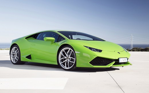 2014 Lamborghini Huracan LP610 4 Green Wallpaper