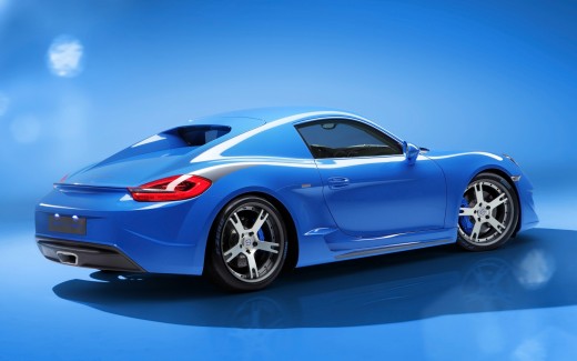 2014 Studiotorino Porsche Cayman Moncenisio Blue 3 Wallpaper