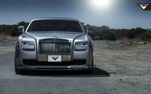 2014 Vorsteiner Rolls Royce Ghost Silver Wallpaper