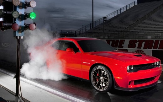 2015 Dodge Challenger SRT Burnout Wallpaper
