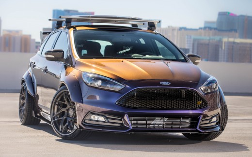 2017 Ford Focus ST by Blood Type Racing 4K Wallpaper