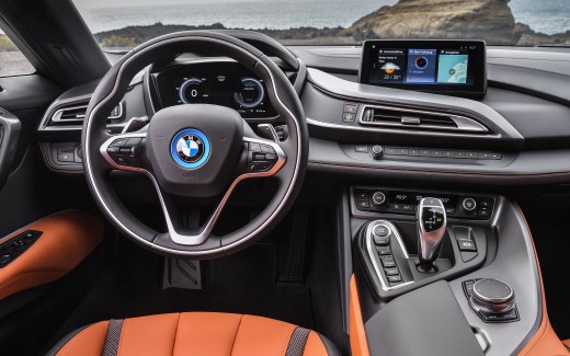 2018 BMW i8 Roadster 4K Interior Wallpaper