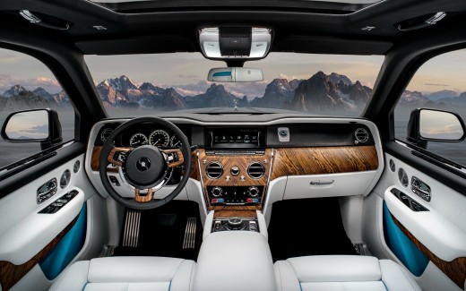 2018 Rolls-Royce Cullinan 4K Interior Wallpaper