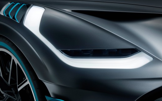 2019 Bugatti Divo LED Headlights 4K Wallpaper