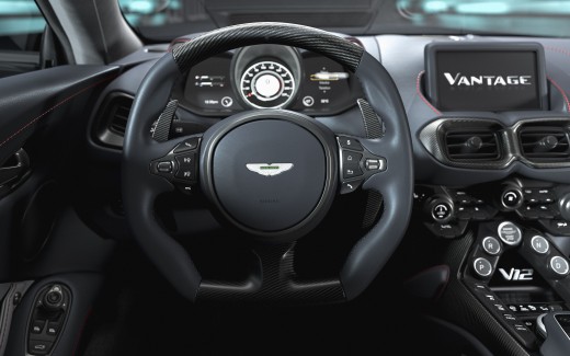 2022 Aston Martin V12 Vantage 5K Interior Wallpaper