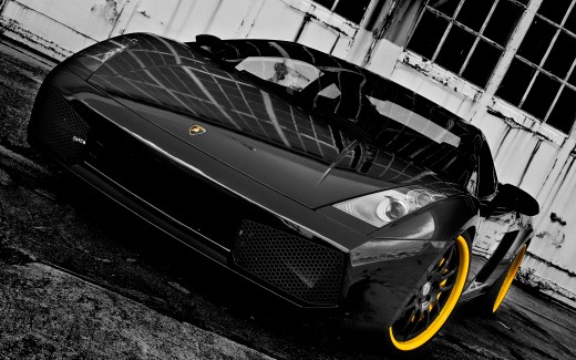 360 Forged Black Lamborghini Gallardo 2 Wallpaper